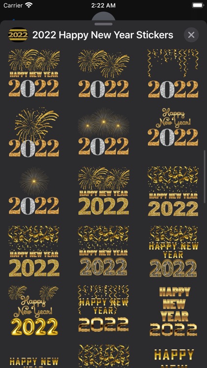 2022 Happy New Year Stickers screenshot-8
