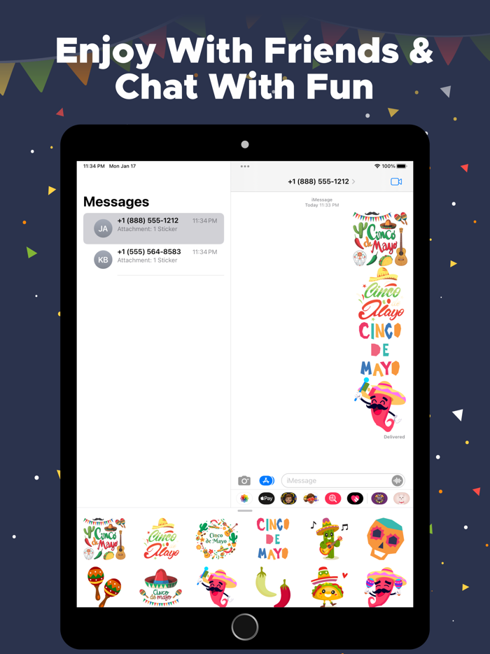 Cino De Mayo Stickers