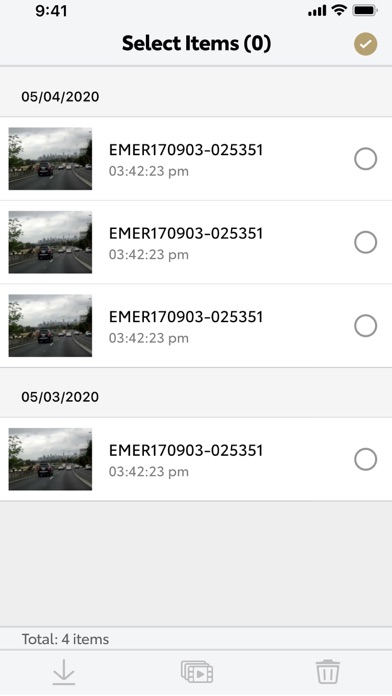 Lexus Integrated Dashcam screenshot 3