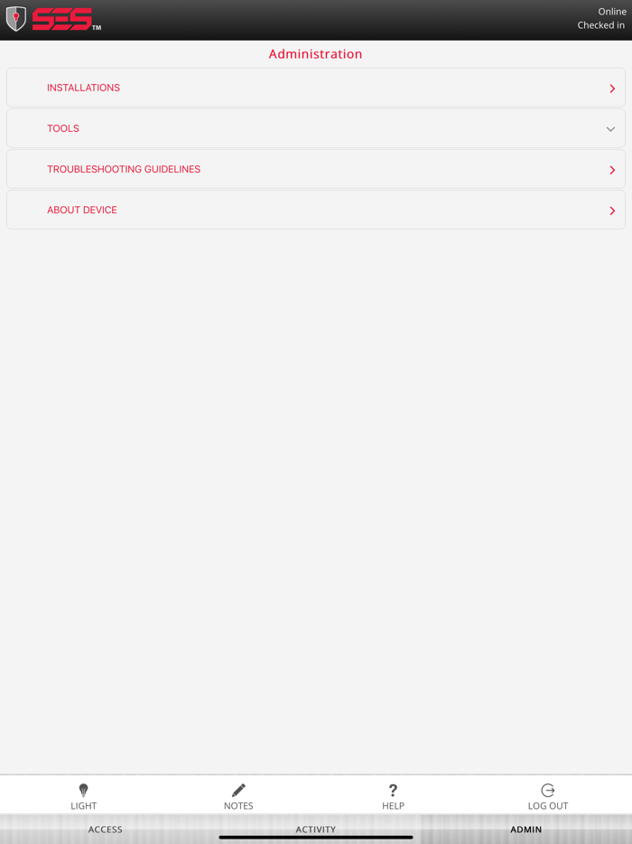 SES Remote Access Control