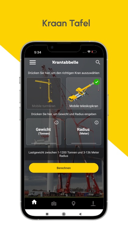 Kraantabel App