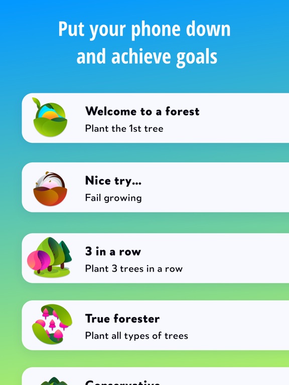Forest Grow: Motivation Keeper screenshot 4