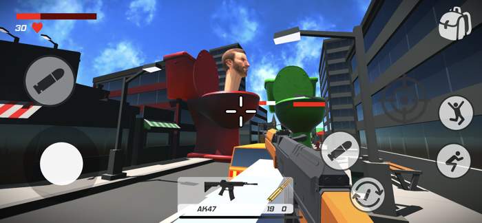 Cameraman VS Skibidi Toilet