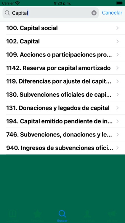 Cuadro de cuentas - PGC screenshot-4