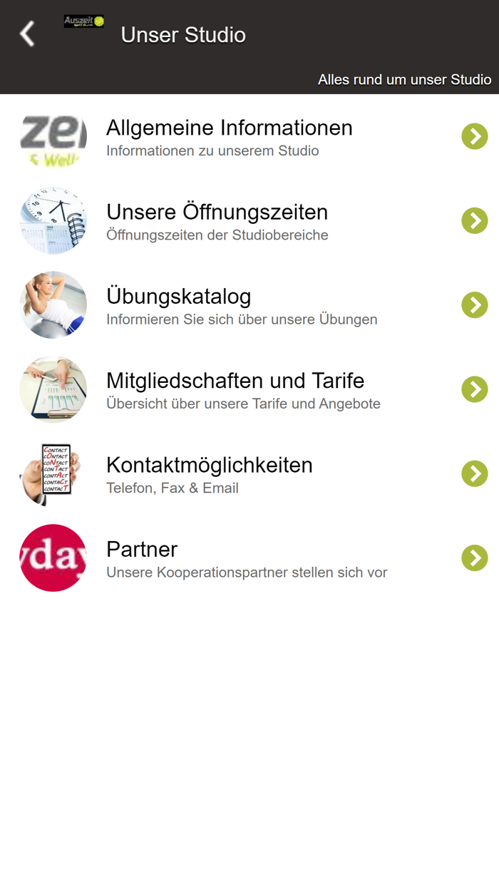 Auszeit Mein Training