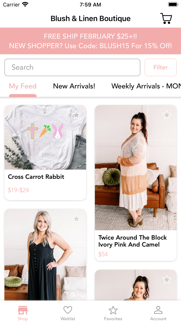 Blush  Linen Boutique