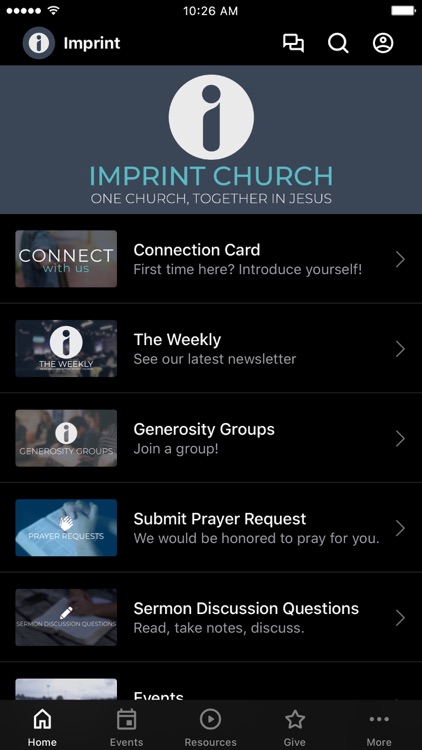 Imprint Church