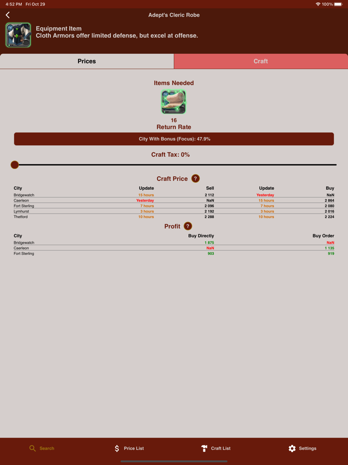 Albion Online - Fame Market