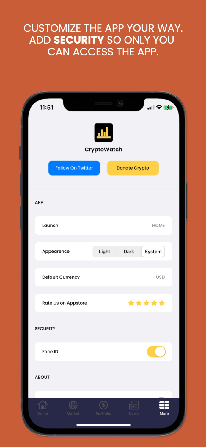 CryptoWatch  News  Portfolio
