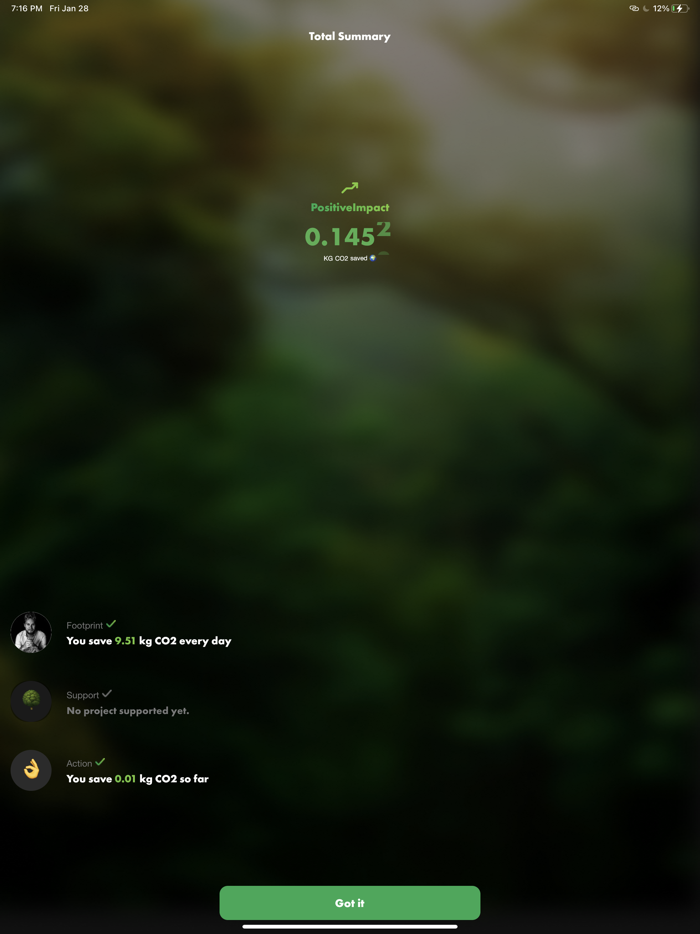 Footprint Get climate neutral