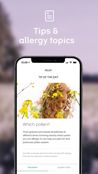 klarify: Pollen app, Hayfever screenshot 4