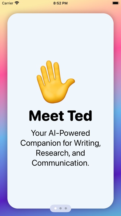 Ted: AI assistant