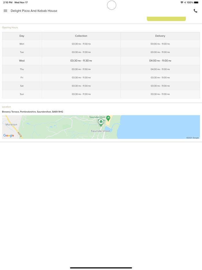 Delight Pizza And Kebab House