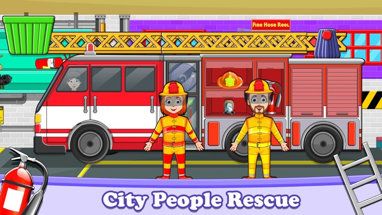 Pretend City Firefighter Life screenshot-3