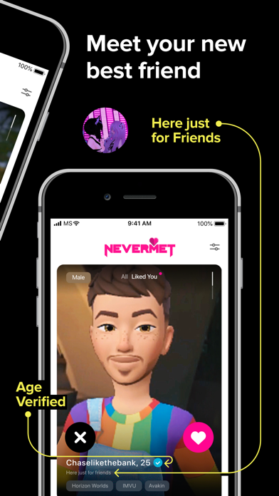 Nevermet - VR Dating Metaverse screenshot 3