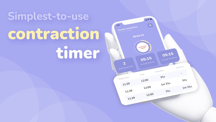 Contraction timer PRO