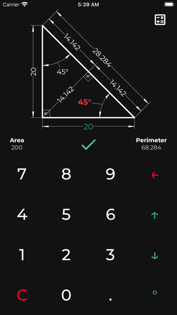 Triangle Angles Calculator