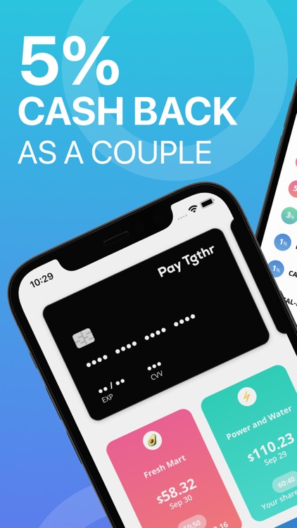 Pay Tgthr: Couple's debit card