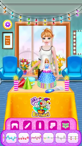 Game screenshot Princess Birthday Cake Party apk