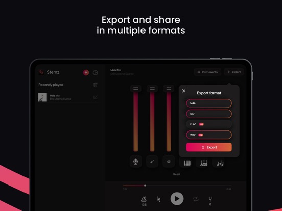 Stemz: AI Tool for Musicians screenshot 4