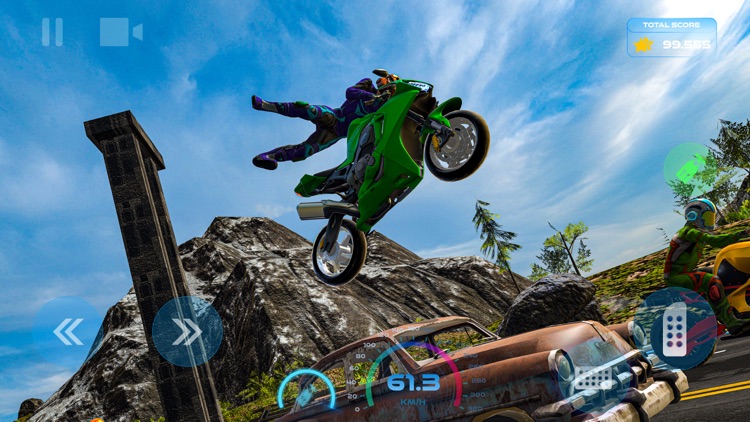 Moto Racer 2044 Game Simulator screenshot-3