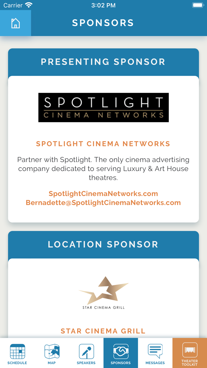 Dine-In Cinema Summit