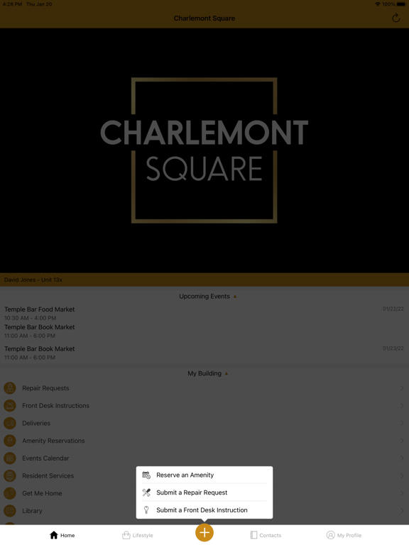 Charlemont Square Resident App screenshot 3