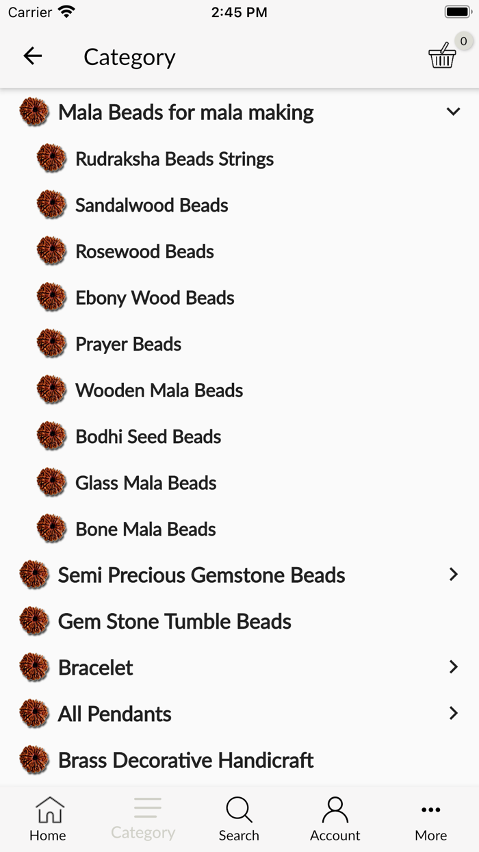 Rudraksha Bead Wholesale Store