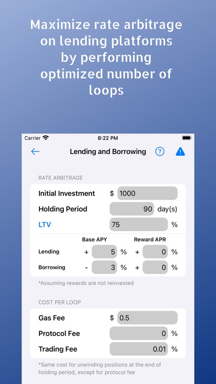 DeFi Calculator