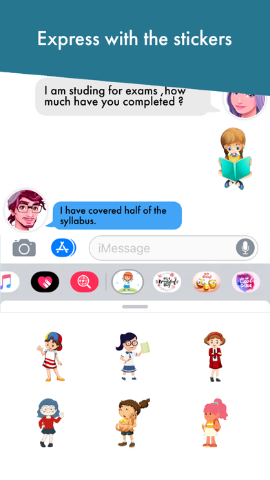 How to cancel & delete School Girl Emoji from iphone & ipad 4