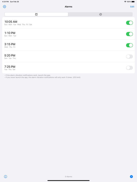 Vibration Alarm Clock & Timer screenshot 2