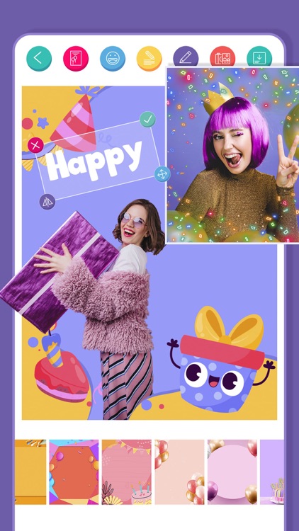 Happy Birthday Cards & Frames screenshot-4