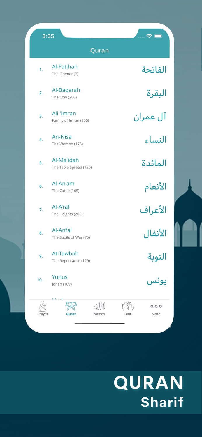 Muslim Quran Azan Prayer Duas