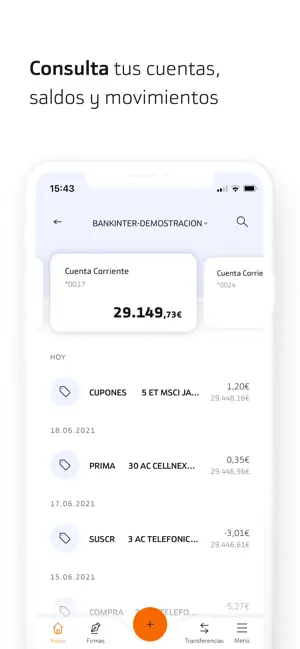Imágen 3 Bankinter Empresas iphone