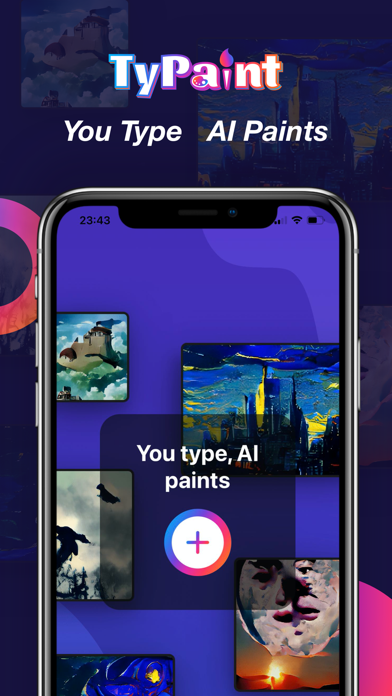 TyPaint - You Type, AI Paints screenshot 1
