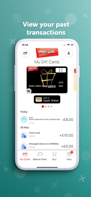 One4all Gift Cards on the App Store