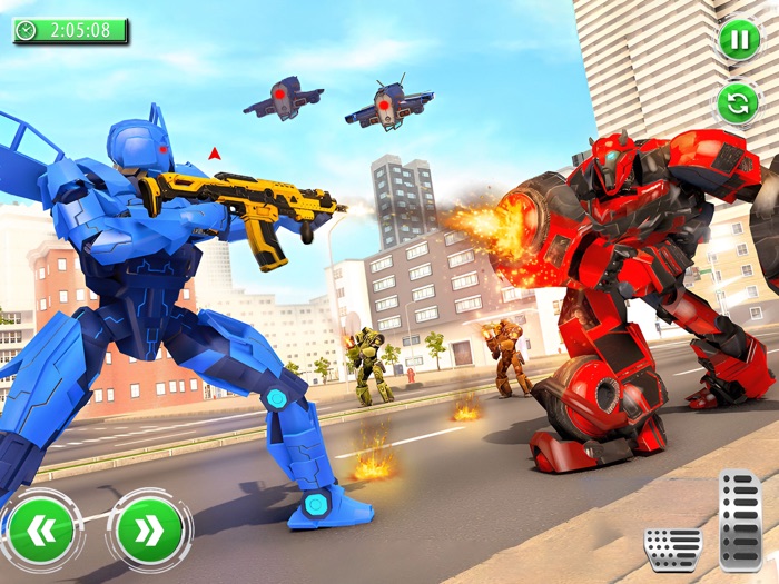 Car Transform - Robot Games 3D