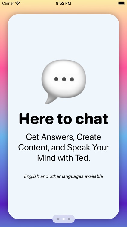 Ted: AI assistant