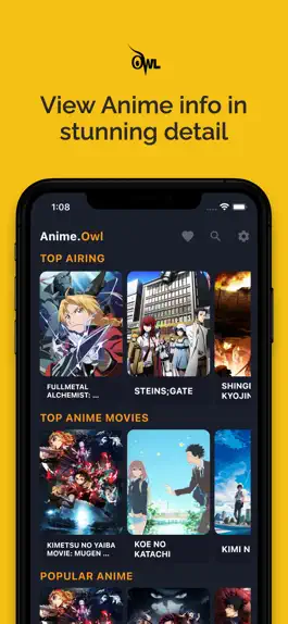 Game screenshot Anime Owl - watch anime online apk