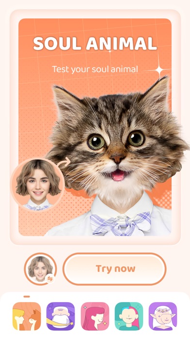 AnimalFace app-Funny Face Screenshot