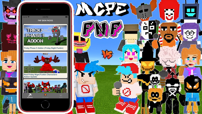 FNF MODS SKINS FOR MINECRAFT
