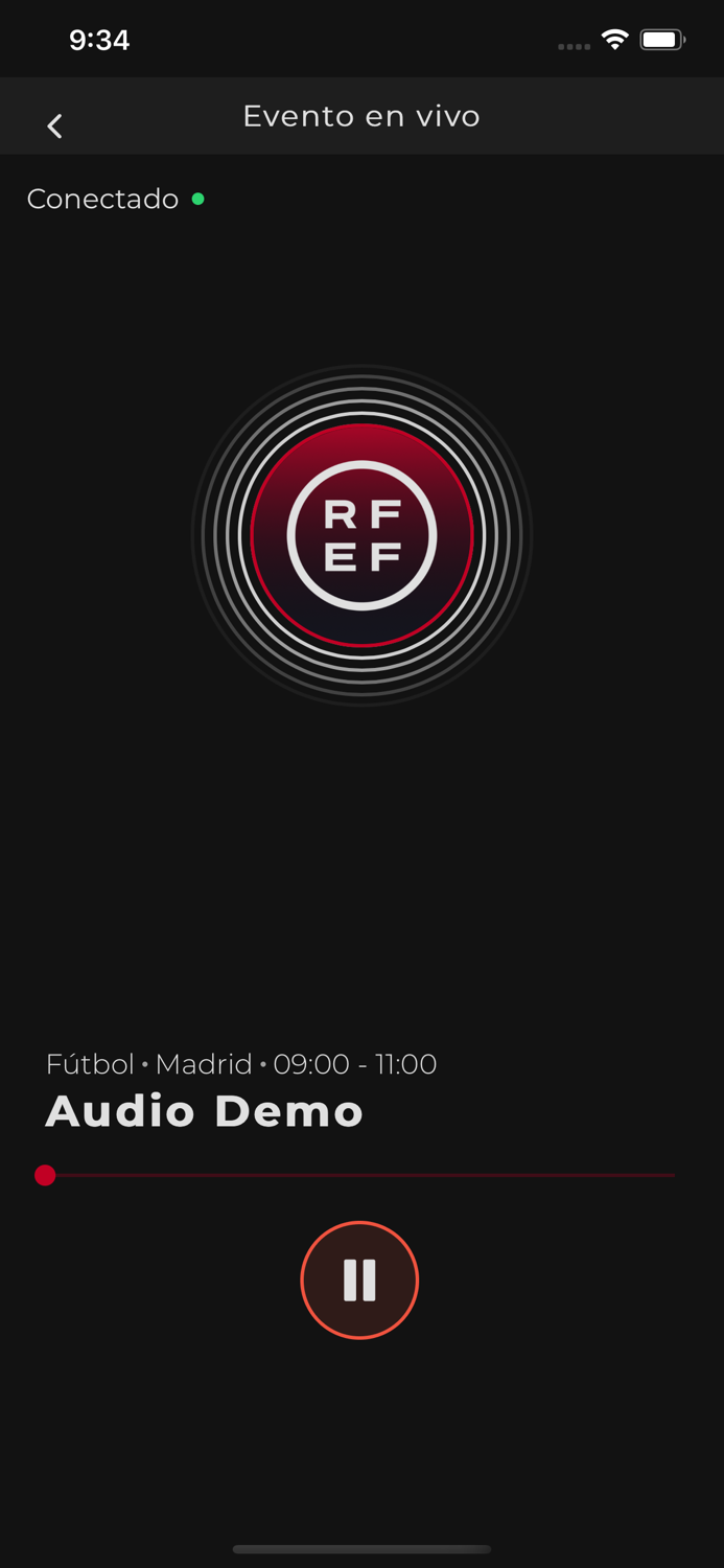 Narración para ciegos RFEF