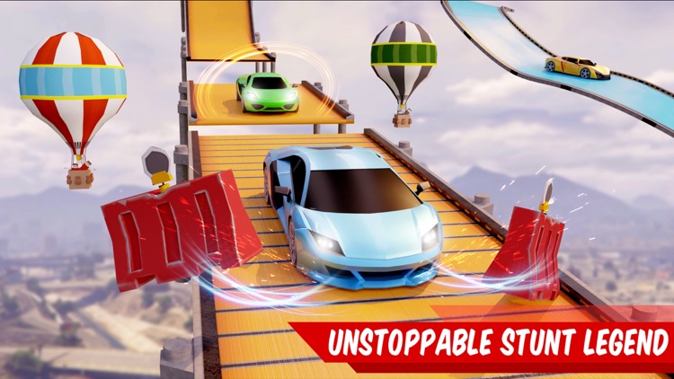 Rooftop Jump Car Stunts Racing