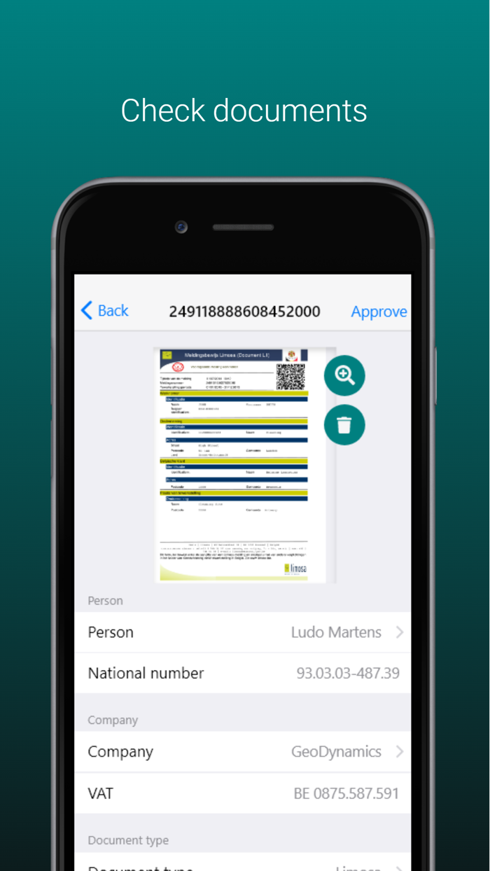 Check in at Work - GeoDynamics