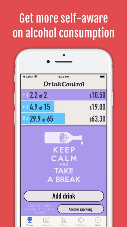 DrinkControl: Alcohol Tracker screenshot-7