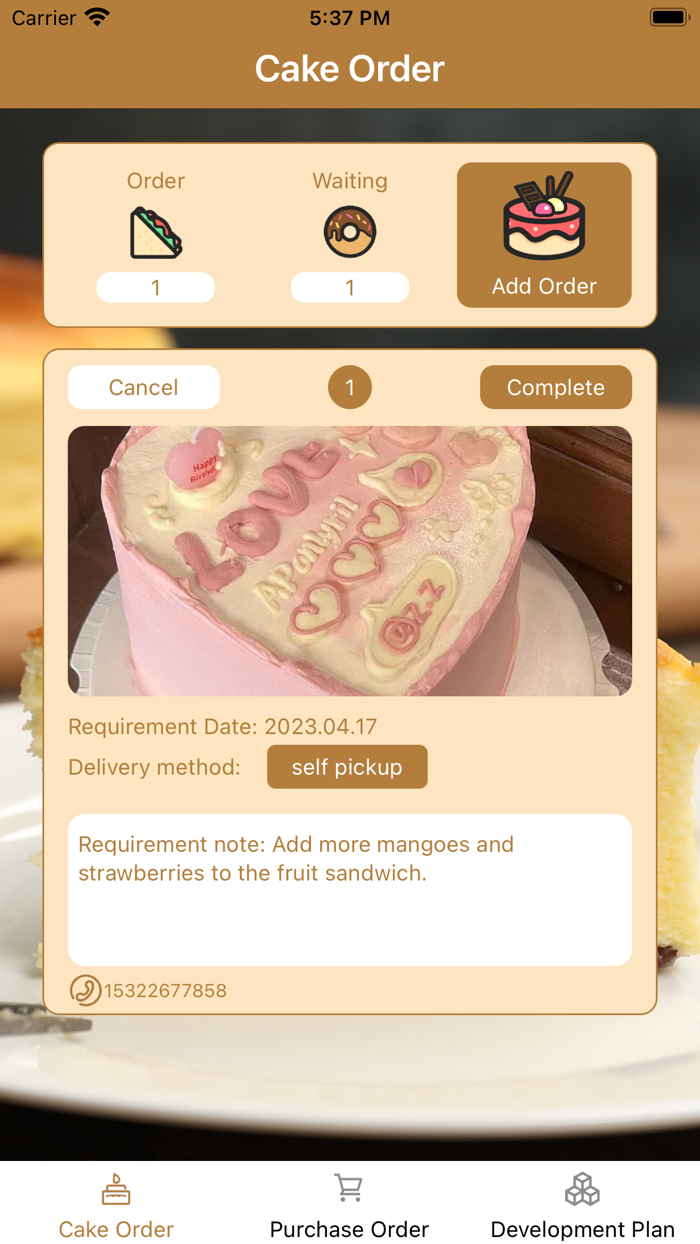 SAIFON - Sweet baking