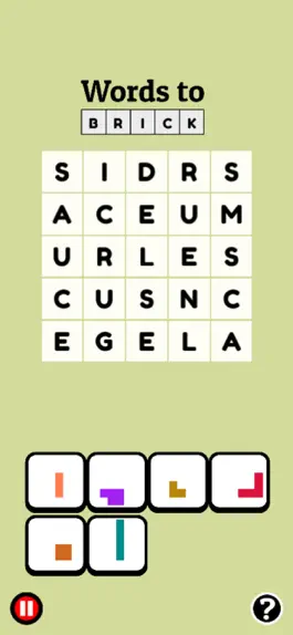 Game screenshot Words to Brick apk