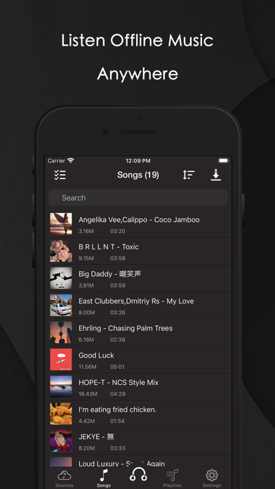 Cloud Music Offline Listening screenshot 2