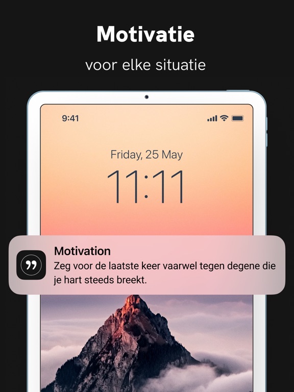 Motivation - Daily quotes iPad app afbeelding 1