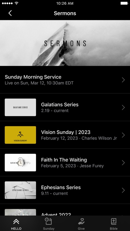 The Hill Church App